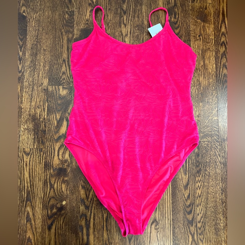 Andie Swim The Almafi One-Piece Lava Pink XLT